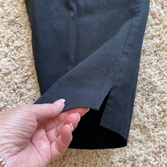 Eileen Fisher Cotton Ankle Pants Sz M - Picture 2 of 6